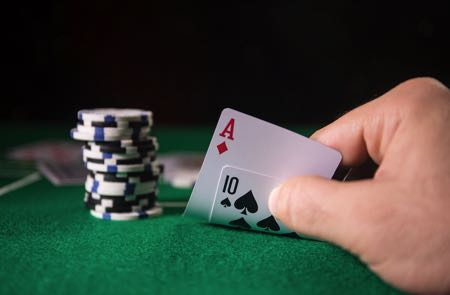 Blackjack in a casino